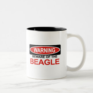 Passen Sie vom Beagle auf Zweifarbige Tasse