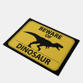 Passen Sie vom Dinosaurier auf Fußmatte (Schrägansicht)