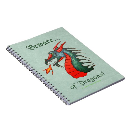 Passen Sie vom Drache-Malen auf Notizblock (Rechte Seite)