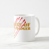 Passen Sie vom Honigdachs auf Kaffeetasse (VorderseiteRechts)