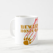 Passen Sie vom Honigdachs auf Kaffeetasse (Vorderseite Links)