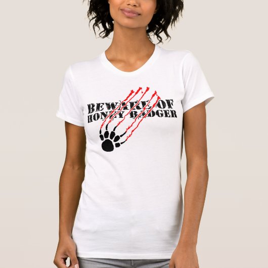Passen Sie vom Honigdachs auf T-Shirt (Vorderseite)