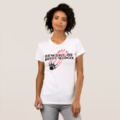 Passen Sie vom Honigdachs auf T-Shirt (Vorne ganz)