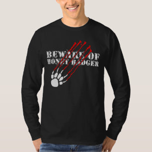 Passen Sie vom Honigdachs auf T-Shirt