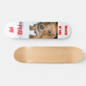 passen Sie vom Hund auf Skateboard (Horizontal)