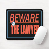 Passen Sie vom Rechtsanwalt-Zeichen Mousepad auf (Mit Mouse)