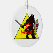 Passen Sie vom Werewolf auf Keramik Ornament (Rechts)