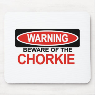 Passen Sie von Chorkie auf Mousepad