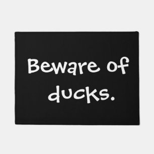 Passen Sie von den Enten auf Fußmatte