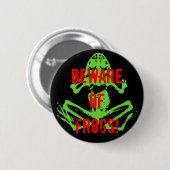 PASSEN SIE VON DEN FRÖSCHEN AUF! BUTTON (Vorne & Hinten)