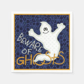 "Passen Sie von den Geistern" Halloween auf Serviette (Vorderseite)