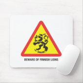 Passen Sie von den Löwen Mousepad auf (Mit Mouse)