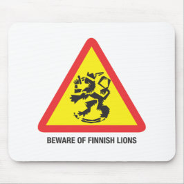 Passen Sie von den Löwen Mousepad auf