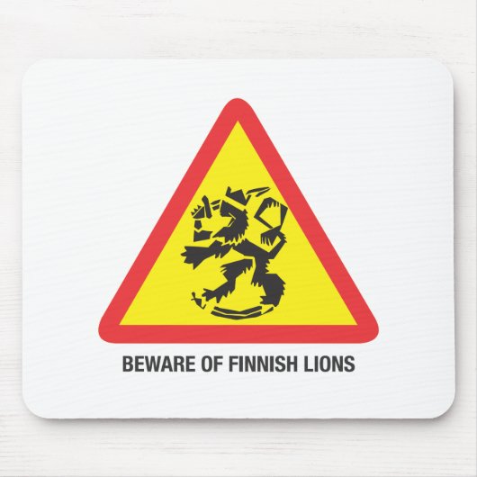 Passen Sie von den Löwen Mousepad auf (Vorne)