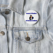 Passen Sie von den Moslems in der patriotischen Button (Beispiel)