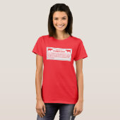 Passen Sie von den unsichtbaren Kühen, Zeichen, T-Shirt (Vorne ganz)