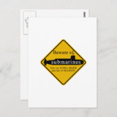 Passen Sie von den Unterseebooten auf Postkarte (Vorne/Hinten)