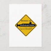 Passen Sie von den Unterseebooten auf Postkarte (Vorderseite)
