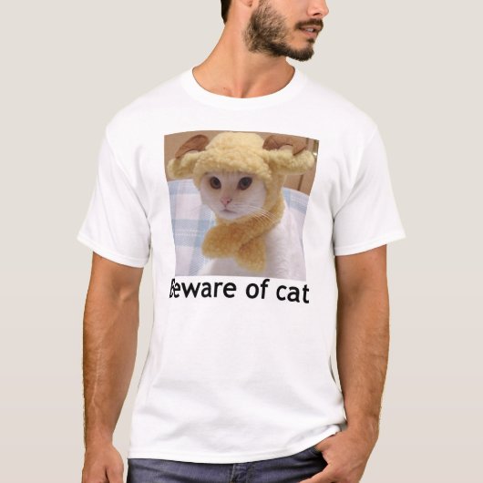 Passen Sie von der Katze auf T-Shirt (Vorderseite)