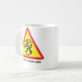 Passen Sie von der Löwe-Tasse auf Kaffeetasse (Vorderseite Links)