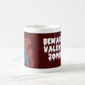 Passen Sie von der Valentine-Zombie-Tasse auf Kaffeetasse (Mittel)