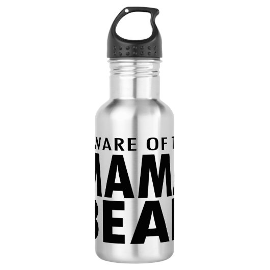Passen Sie von der Wasser-Flasche Mutter-Bear auf Edelstahlflasche (Vorderseite)
