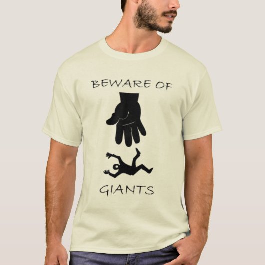 Passen Sie von Giants auf T-Shirt (Vorderseite)