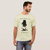 Passen Sie von Giants auf T-Shirt (Vorne ganz)
