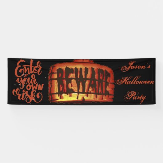 Passen Sie von Halloween auf Banner (Horizontal)