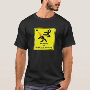 Passen Sie von Kung Fu Meister auf T-Shirt