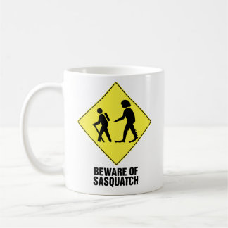 Passen Sie von Sasquatch auf Kaffeetasse