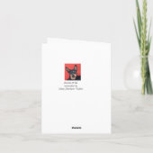 Passen Sie von SID, eine Grußkarte eines Karte (Rückseite)