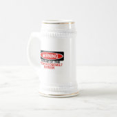 Passen Sie von Teddy Roosevelt Terrier auf Bierglas (Vorderseite Links)