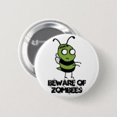 Passen Sie von Zombees Knopf auf Button (Vorne & Hinten)