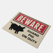 Passen Sie Zeichen auf Fußmatte (Schrägansicht)