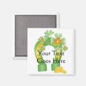 Passend anpassbares Lucky Horseshoe Magnet (Vorderseite/Rückseite)