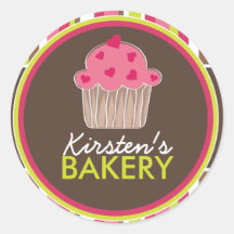 Passend Whimsical Bakery Stickers