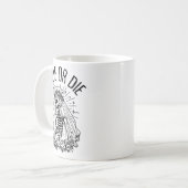 Passende Braut oder Die gotisches Skelett Bridal B Kaffeetasse (Vorderseite Links)