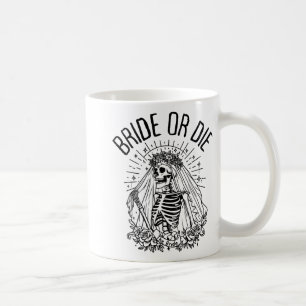 Passende Braut oder Die gotisches Skelett Bridal B Kaffeetasse
