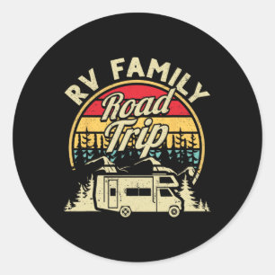 Passende Camping Rv Familie Roadtrip Camper Wohnmo Runder Aufkleber