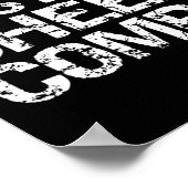 Passende Cheerleader-Wettkampf-Geschenke Wochenend Poster (Ecke)