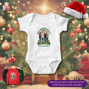 Passende CHRISTMAS FAMILY Foto-Gruppe Baby Strampler