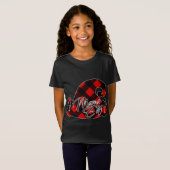 PASSENDE CHRISTMAS RED KARIERT PAJAMA FÜR MAMA ELF T-Shirt (Vorne ganz)