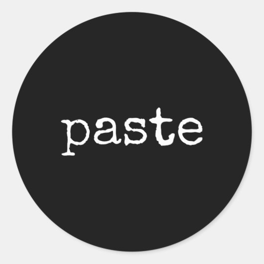 Passende Copy Paste Strg + V Mütter und Väter D Runder Aufkleber (Vorderseite)