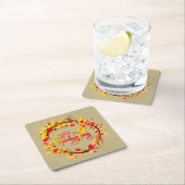 Passende Erntedank-Herbstleaf-Tones Rechteckiger Pappuntersetzer (Vor Ort)