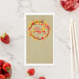 Passende Erntedank-Herbstleaf-Tones Serviette