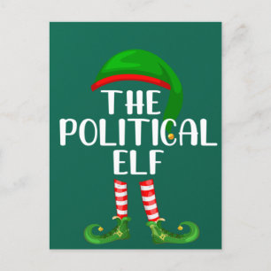 Passende Familengruppen-Weihnachten Der politische Postkarte