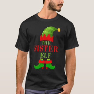 Passende Familie Die Schwester-Elf-Weihnachts-Pj-G T-Shirt