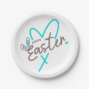 Passende Familie Frohe Ostern Pappteller