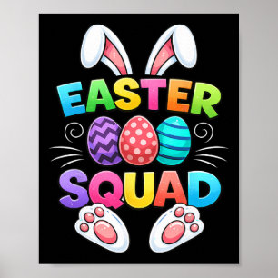 Passende Familie Ostern Squad Ostern Kinder Jungen Poster